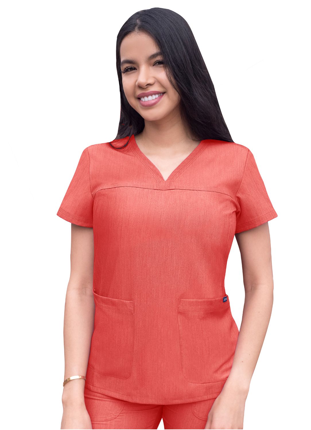 Women's Sweetheart V-neck Scrub Top