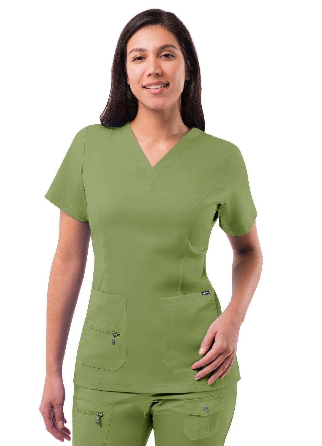 Womens Elevated V-Neck Scrub Top