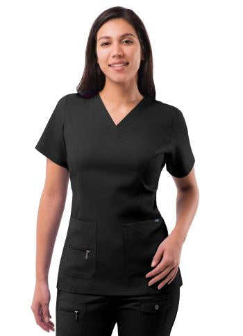 Womens Elevated V-Neck Scrub Top