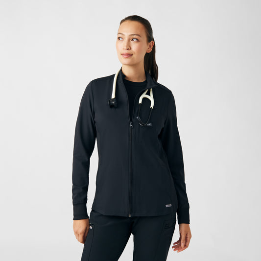 WOMEN'S 3-POCKET SCRUB JACKET