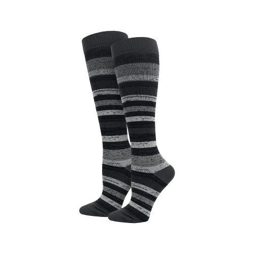 Grey Marled Fashion Compression Socks